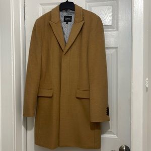 Express wool blend coat